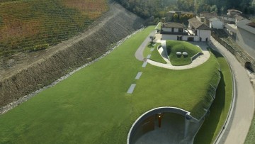 Architettura del vino: la cantina ipogea di Cascina Adelaide a Barolo