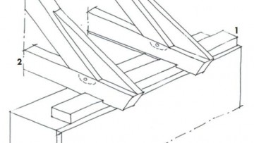 Strutture a capriate in legno di tipo moderno