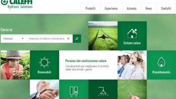 Caleffi: il nuovo sito web ‘parla’ a progettisti e installatori