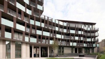 Copertura in zinco titanio per la Corte Verde di Cino Zucchi