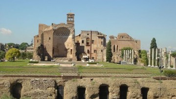 Il Tempio di Venere dei Fori romani torna alla luce