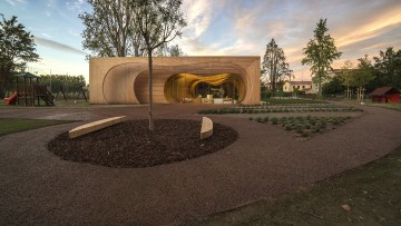 Asilo nido di Mario Cucinella a Guastalla: facciate, coperture, impianti