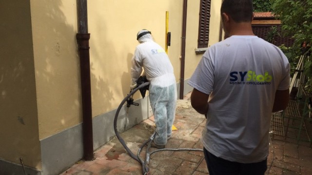 Consolidamento, fase di iniezione