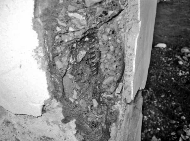 Spalling del copriferro in elementi in calcestruzzo armato