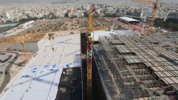 Renzo Piano per la Fondazione Stavros Niarchos ad Atene: immagini dal cantiere