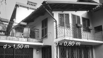 Le distanze tra edifici e parti accessorie: balconi, terrazze, verande e pensiline