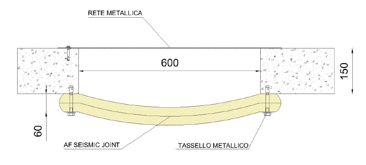 disegno tecnico protezioni antifuoco af seismic joint