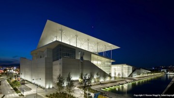 Apre il Centro Culturale Stavros Niarchos di Renzo Piano, con la copertura in ferrocemento dei record