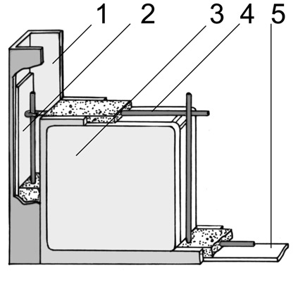 Franco 7_FIG 1 b_Composizione di una lastra in vetrocemento (Disegno M. Caraffini)