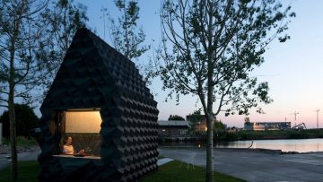 La microcasa stampata in 3d ad Amsterdam