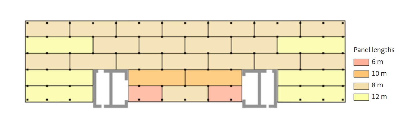 schema pannelli CLT di piano Â© Acton Ostry Architects & Fast + Epp
