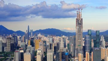 Ping An Finance Center: rivestimento e curtain wall del grattacielo