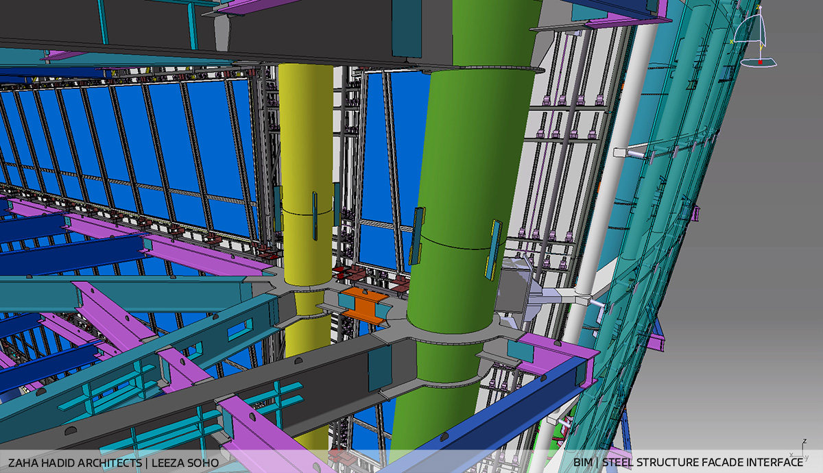 Leeza Soho - BIM - courtesy ZHA