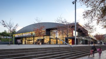 Mercato de La Muntanyeta nella periferia di Barcellona: il progetto di restyling