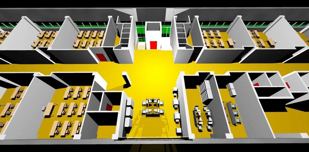 Modellazione dell’edificio scolastico in progetto