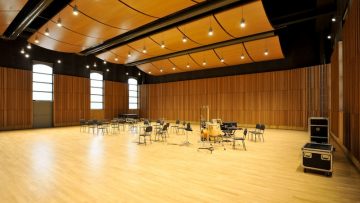 La gomma riciclata come isolante acustico: la sala prove Gavazzeni di Parma