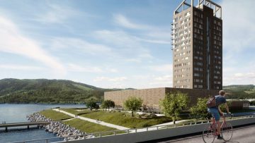 Grattacieli e legno: la Mjøsa Tower in Norvegia