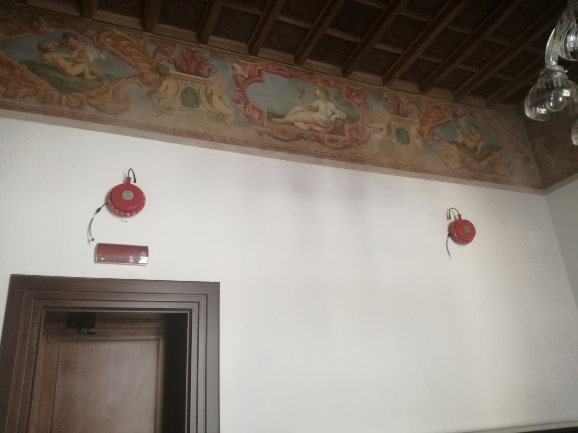 Figura 5. Esempio di misure di protezione attiva: impianto automatico di estinzione ad aerosol