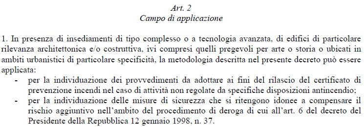 Figura 7. Articolo 2 del D.M. 9 maggio 2007