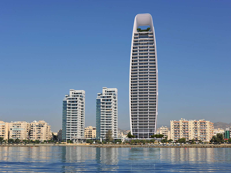 I calcestruzzi speciali Basf CC Master Builders per la torre One a Limassol (Cipro)