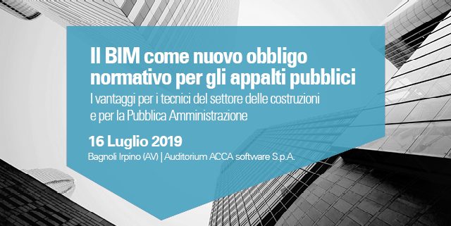 BIM appalti pubblici locandina convegno