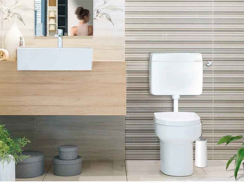 Bagno dotato di cassetta esterna Pucci