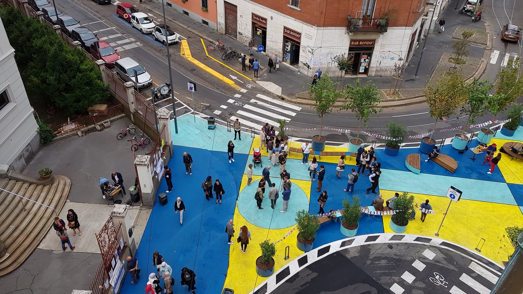 Milano e l’urbanistica tattica, la nuova piazza aperta a NoLo