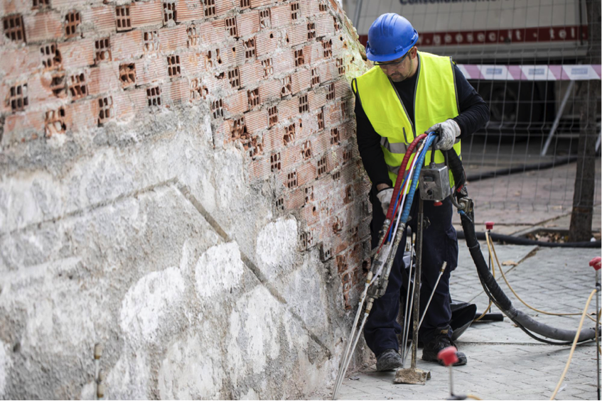Sicurezza dell’edificio: il metodo brevettato Geosec contro le crepe nei muri
