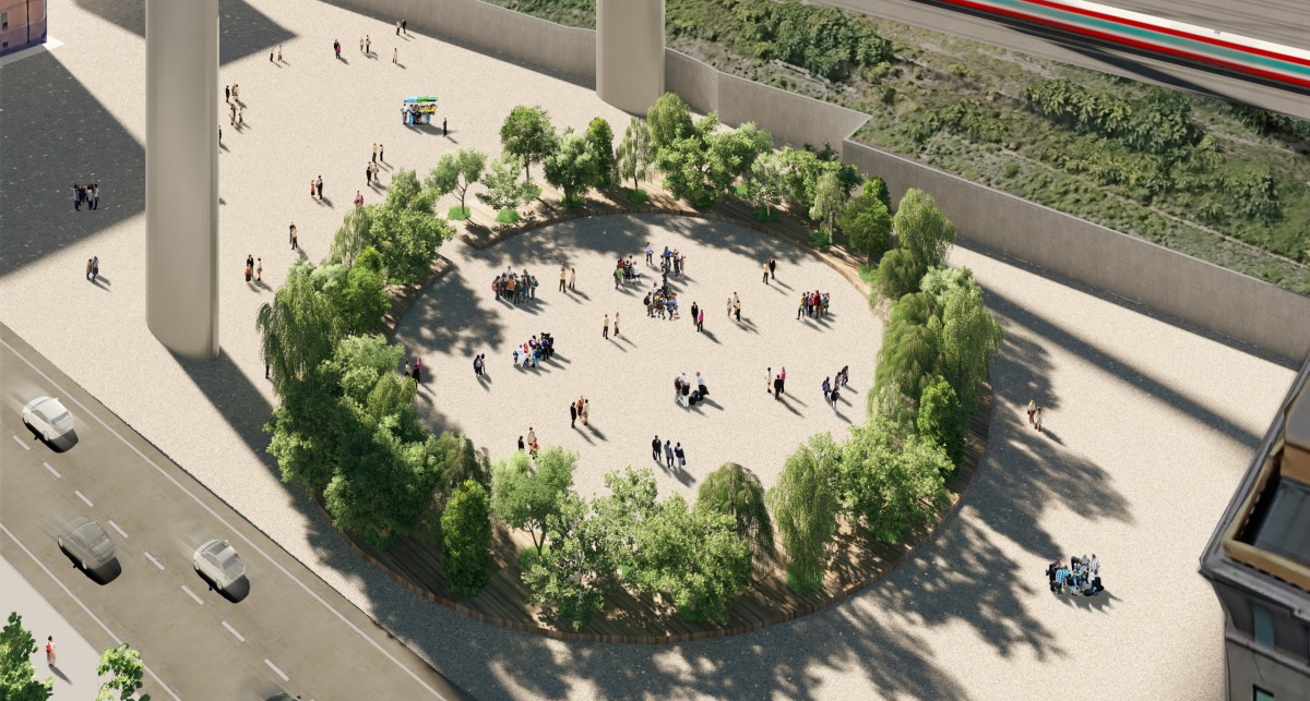 Radura della memoria: un memoriale provvisorio per le vittime del Ponte Morandi