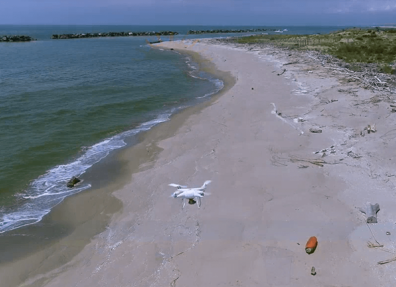 Un drone Cnr per monitorare l’accumulo di rifiuti sui litorali Un drone Cnr per monitorare l’accumulo di rifiuti sui litorali