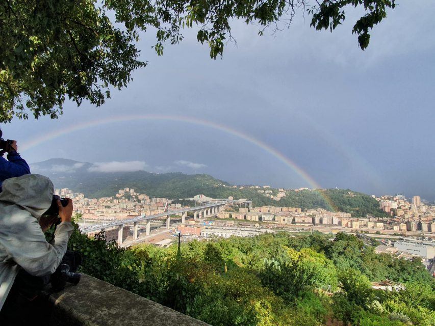 inaugurazione ponte per Genova