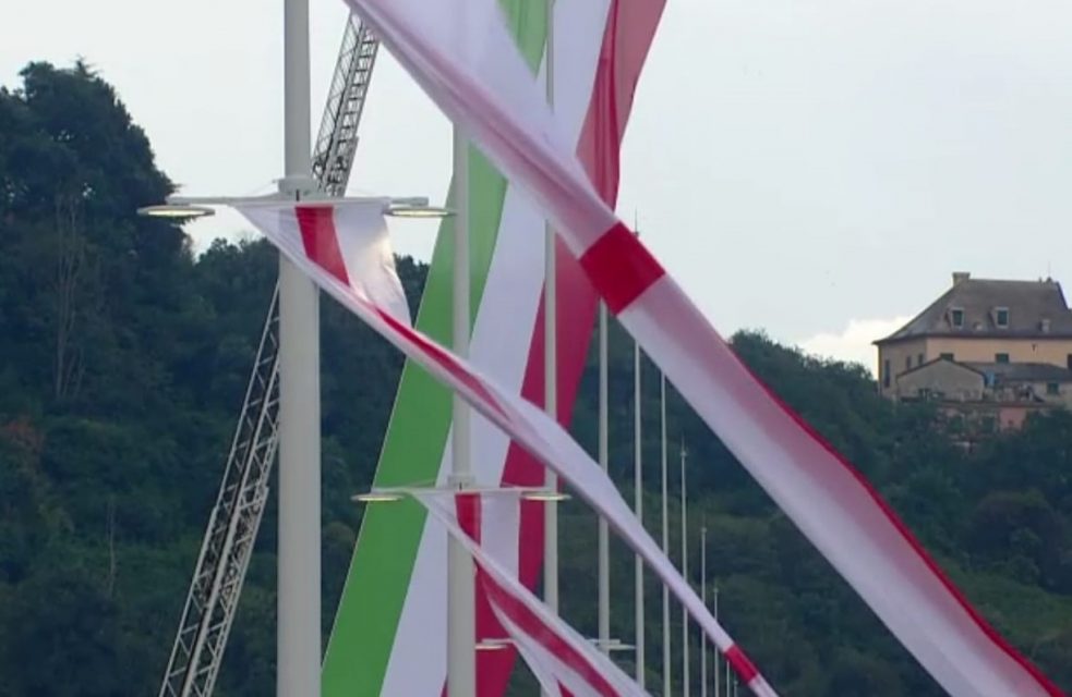 inaugurazione ponte Genova San Giogio