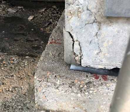 Degrado sistema appoggio-trave viadotto