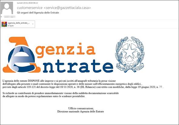 Phishing per l’Agenzia delle Entrate, come difendersi dalle false mail