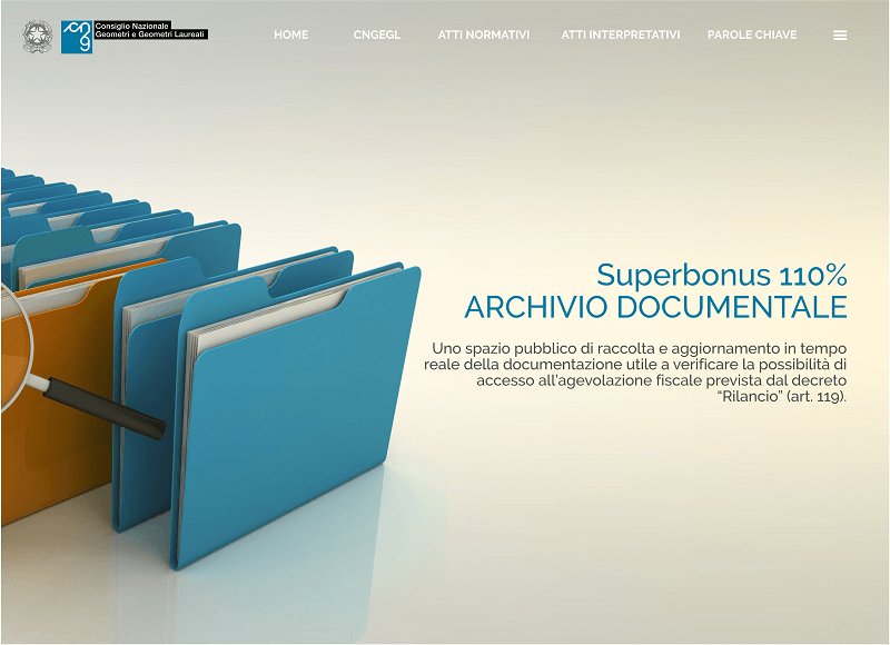 Superbonus 110%, online il sito sviluppato dai geometri