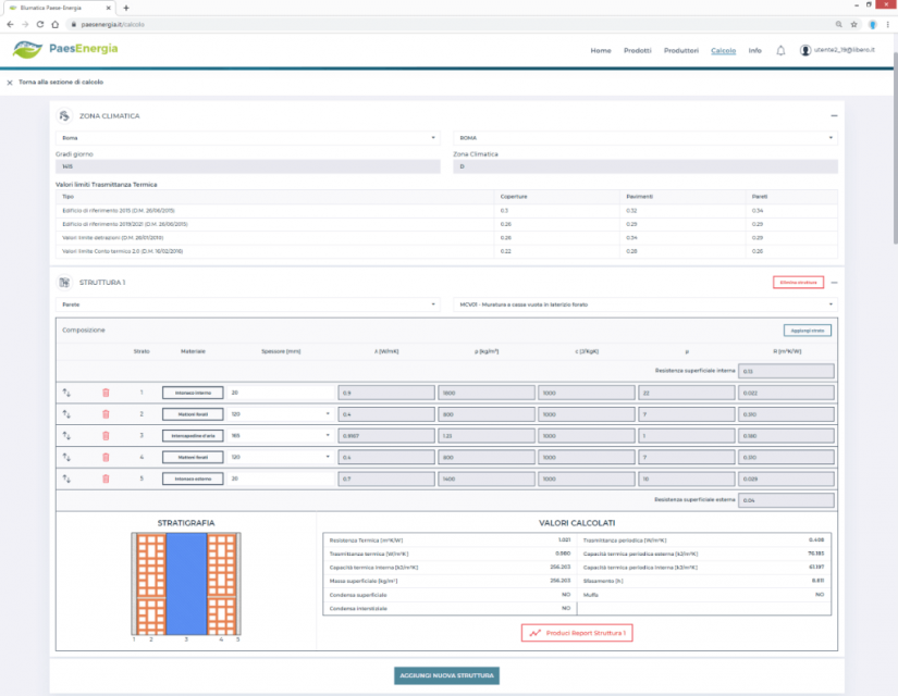 superbonus schermata calcolo condensa