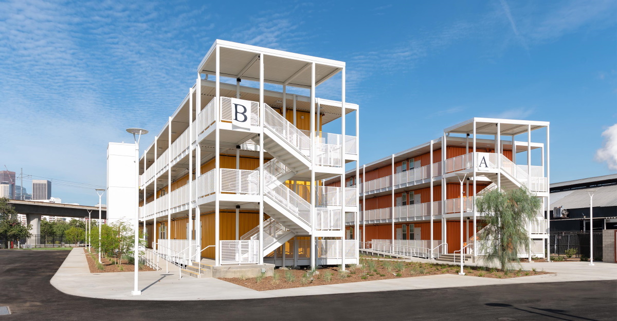 A Los Angeles container prefabbricati per il disagio abitativo