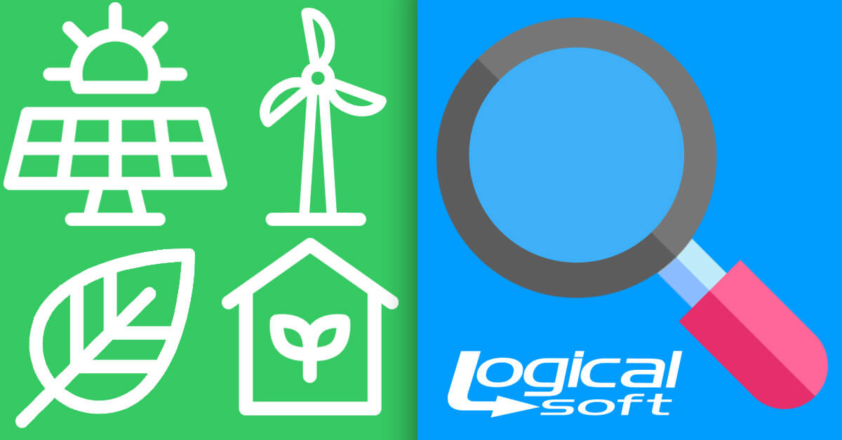 decreto fonti rinnovabili simboli sostenibilità edifici verde azzurro