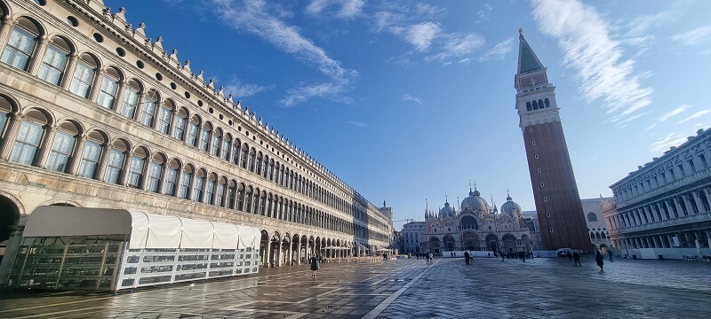 coperture mobili pavimentazione piazza san marco venezia