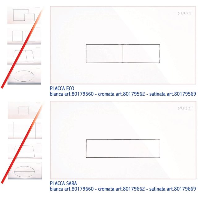 placche sostitutive pucci sara eco