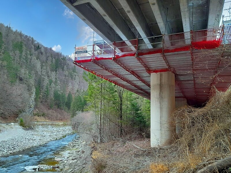 manutenzione del viadotto ponteggi euroedile