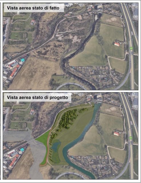 fiume lambro pre e post intervento mm spa