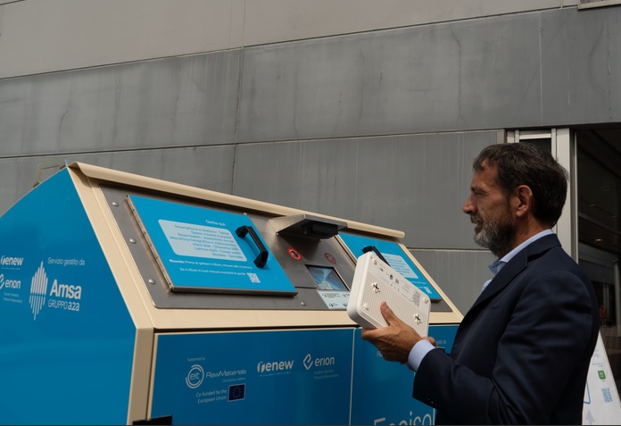 A Milano nasce l’eco-isola intelligente per i piccoli RAEE