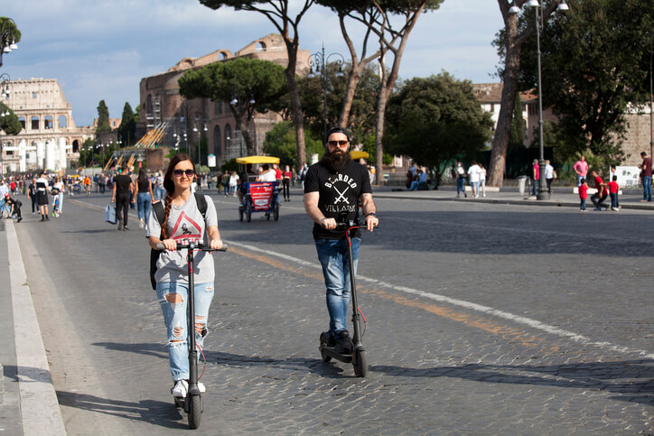 A Roma la micromobilità elettrica potrebbe coprire il 20% degli spostamenti