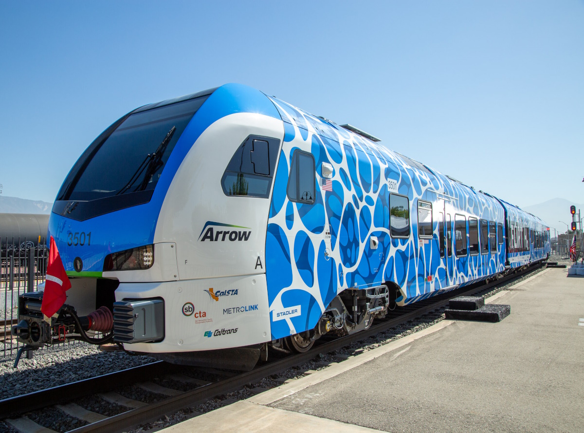 A San Bernardino parte la prima tratta ferroviaria a idrogeno degli Stati Uniti