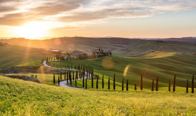 Riforma delle autorizzazioni paesaggistiche paesaggio collinare sole