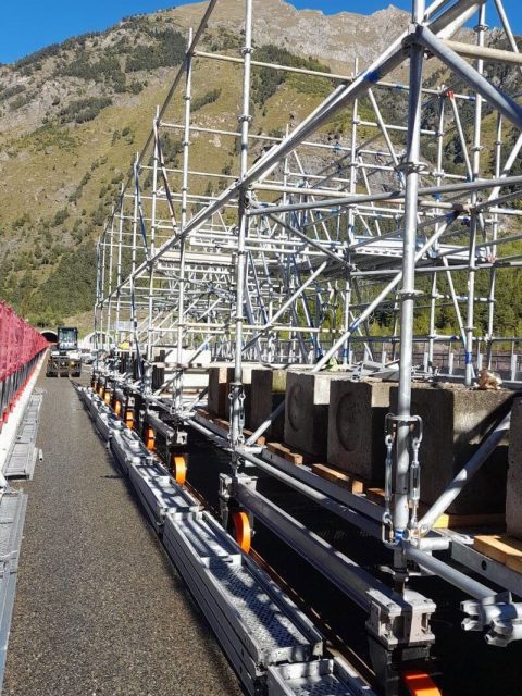 carro autoportante manutenzione viadotto mont bardon
