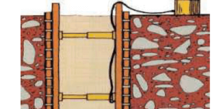 disegno manufatto interrato